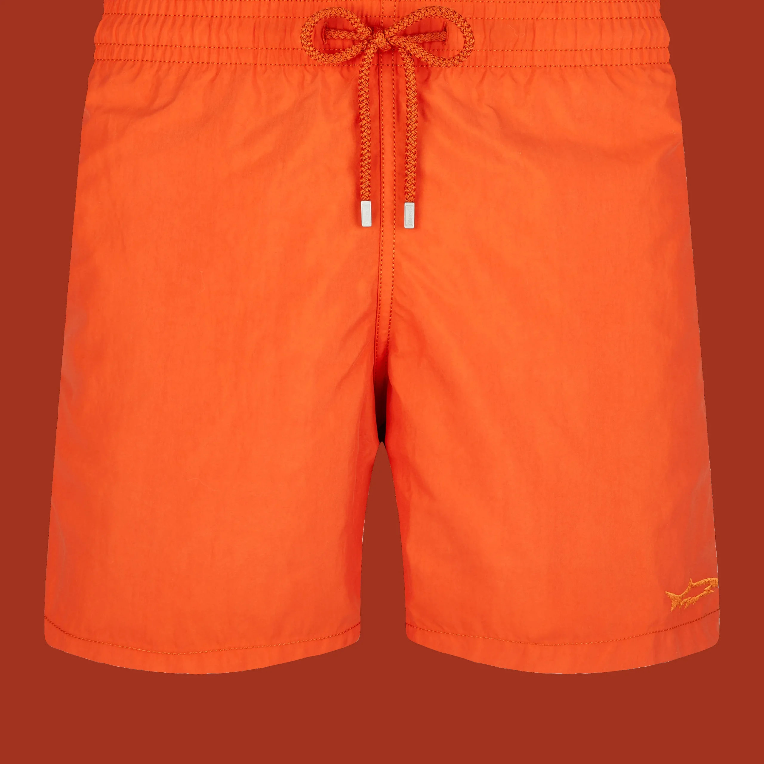 Store Vilebrequin Men Swim Trunks Water-Reactive Requins 3D Rust/Orange