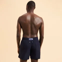 Best Sale Vilebrequin Men Swimwear Embroidered Logo - X La Samanna Navy/Blue