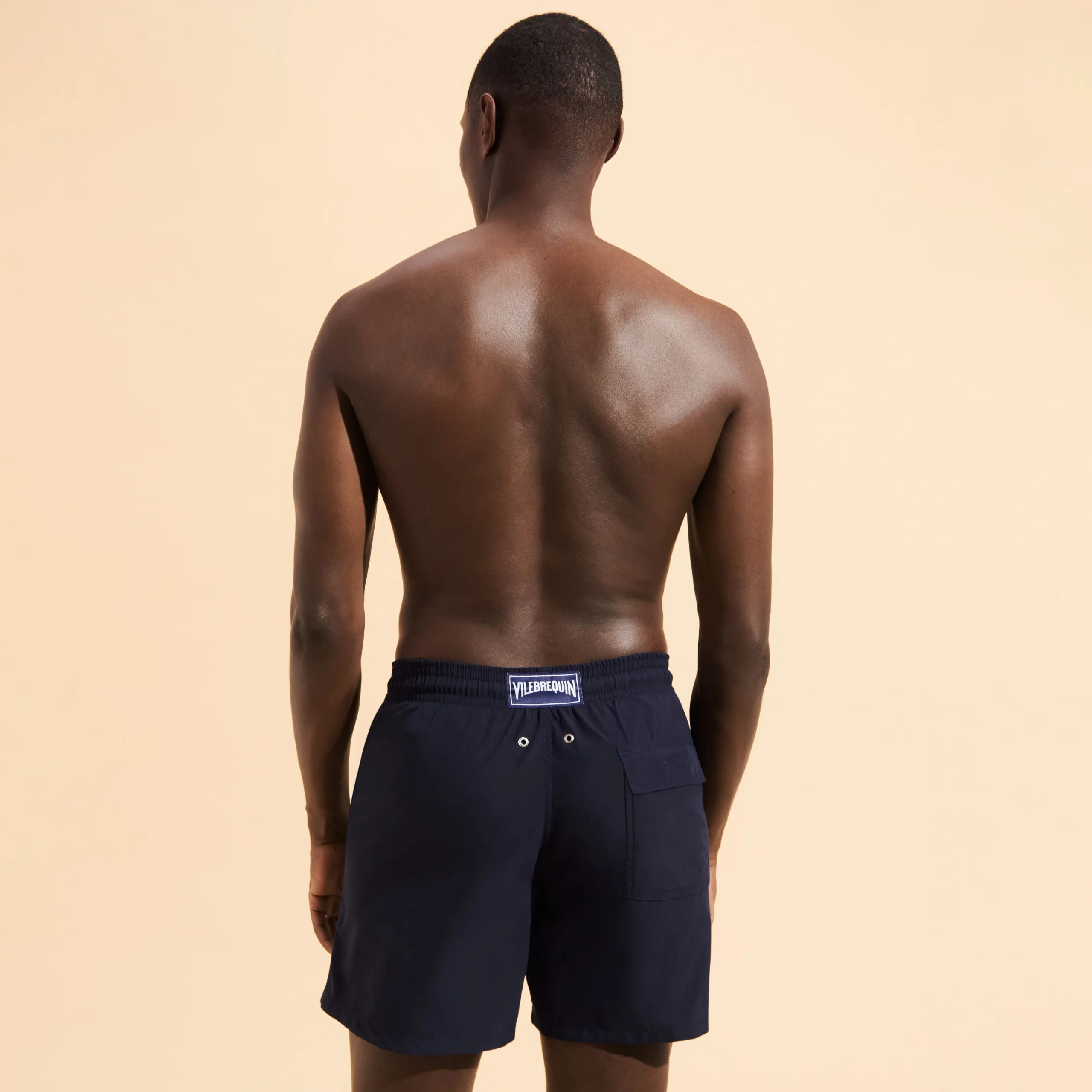 Best Sale Vilebrequin Men Swimwear Embroidered Logo - X La Samanna Navy/Blue