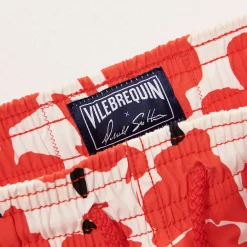 Online Vilebrequin Men Swimwear Lantern Flowers- X Donald Sultan White/White