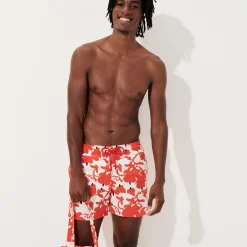 Online Vilebrequin Men Swimwear Lantern Flowers- X Donald Sultan White/White