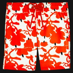 Online Vilebrequin Men Swimwear Lantern Flowers- X Donald Sultan White/White
