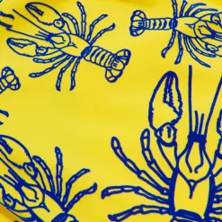 Best Vilebrequin Men Swimwear Lobster Flocked Mimosa/Yellow