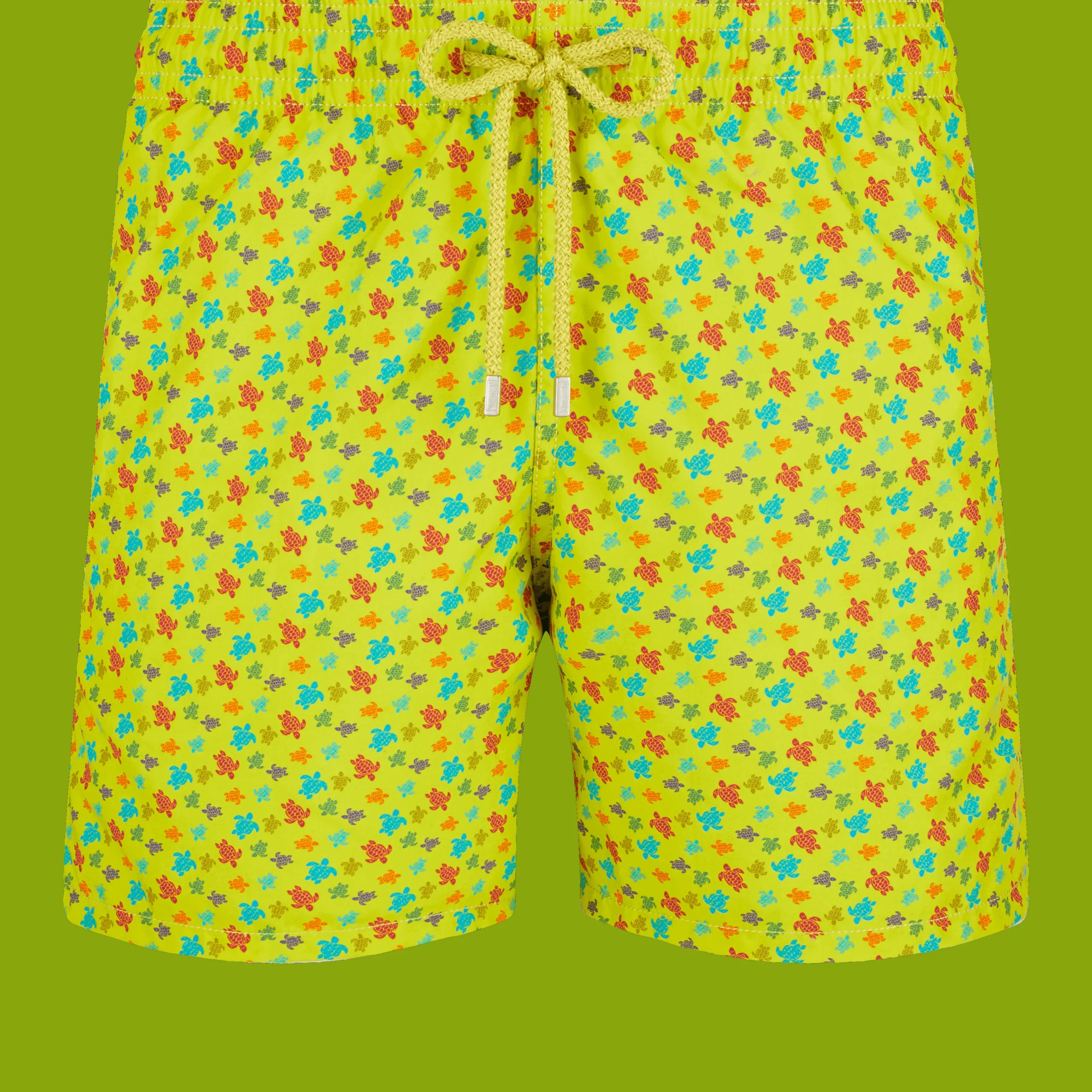 Discount Vilebrequin Men Swimwear Micro Tortues Rainbow Ginger/Green