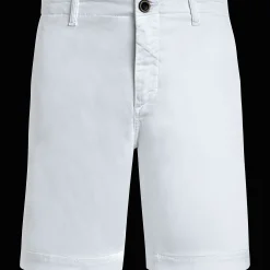 Fashion Vilebrequin Men Tencel Bermuda Shorts Solid White/White