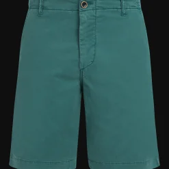 Cheap Vilebrequin Men Tencel Bermuda Shorts Solid Emerald/Green