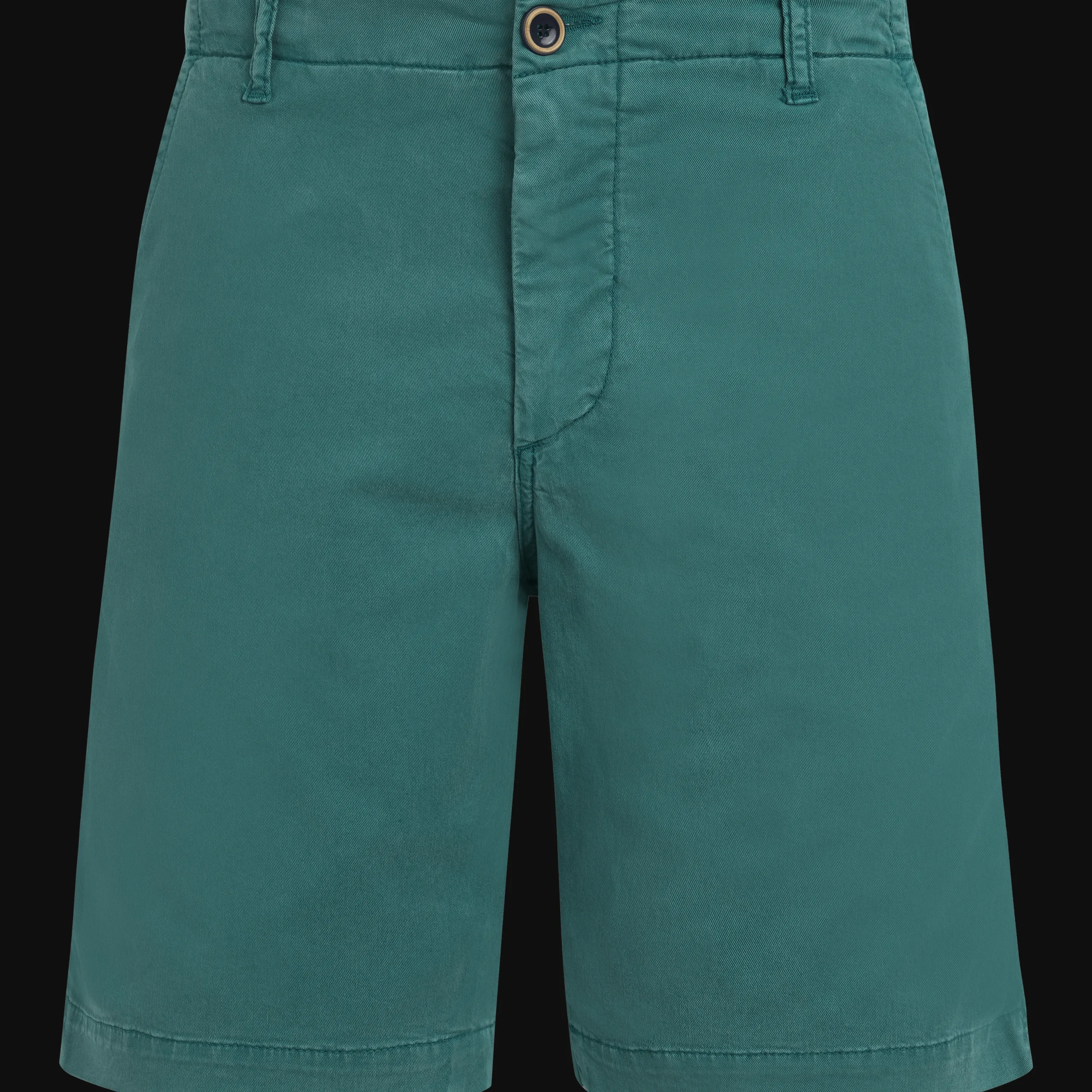 Cheap Vilebrequin Men Tencel Bermuda Shorts Solid Emerald/Green