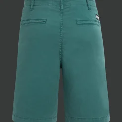 Cheap Vilebrequin Men Tencel Bermuda Shorts Solid Emerald/Green