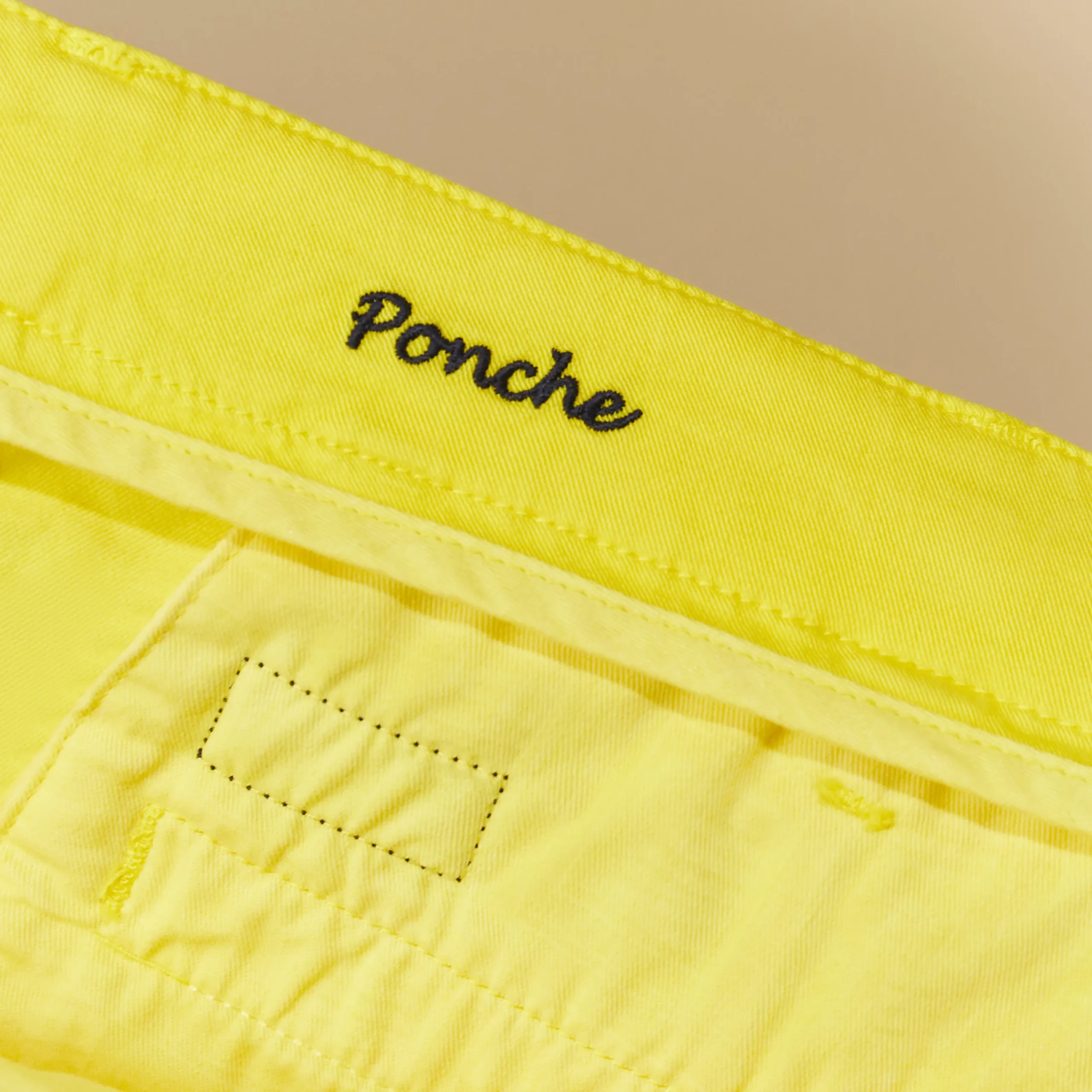 Sale Vilebrequin Men Tencel Bermuda Shorts Solid Sun/Yellow