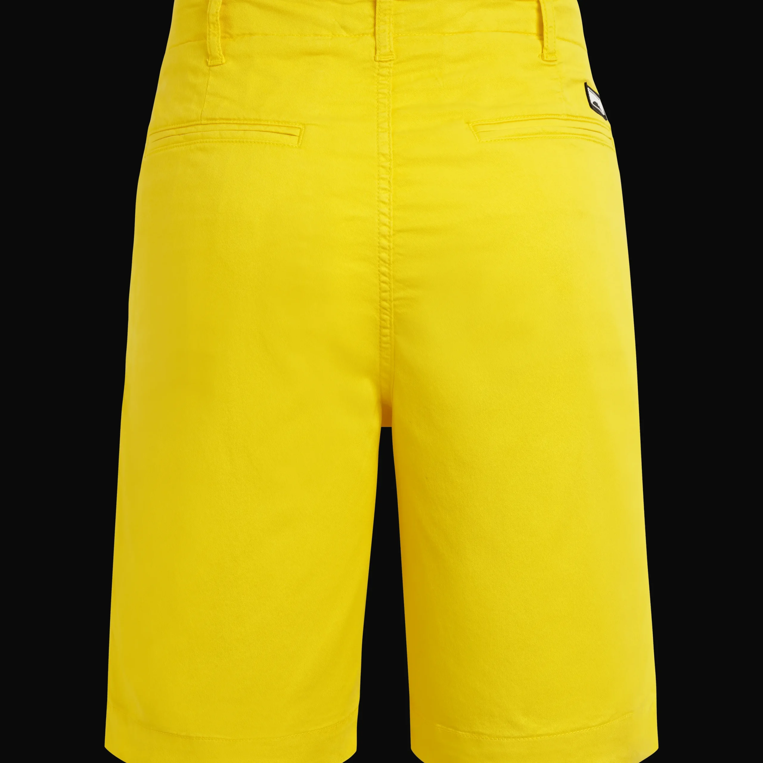 Sale Vilebrequin Men Tencel Bermuda Shorts Solid Sun/Yellow