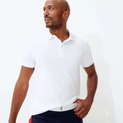 Hot Vilebrequin Men Terry Polo Shirt Solid White/White