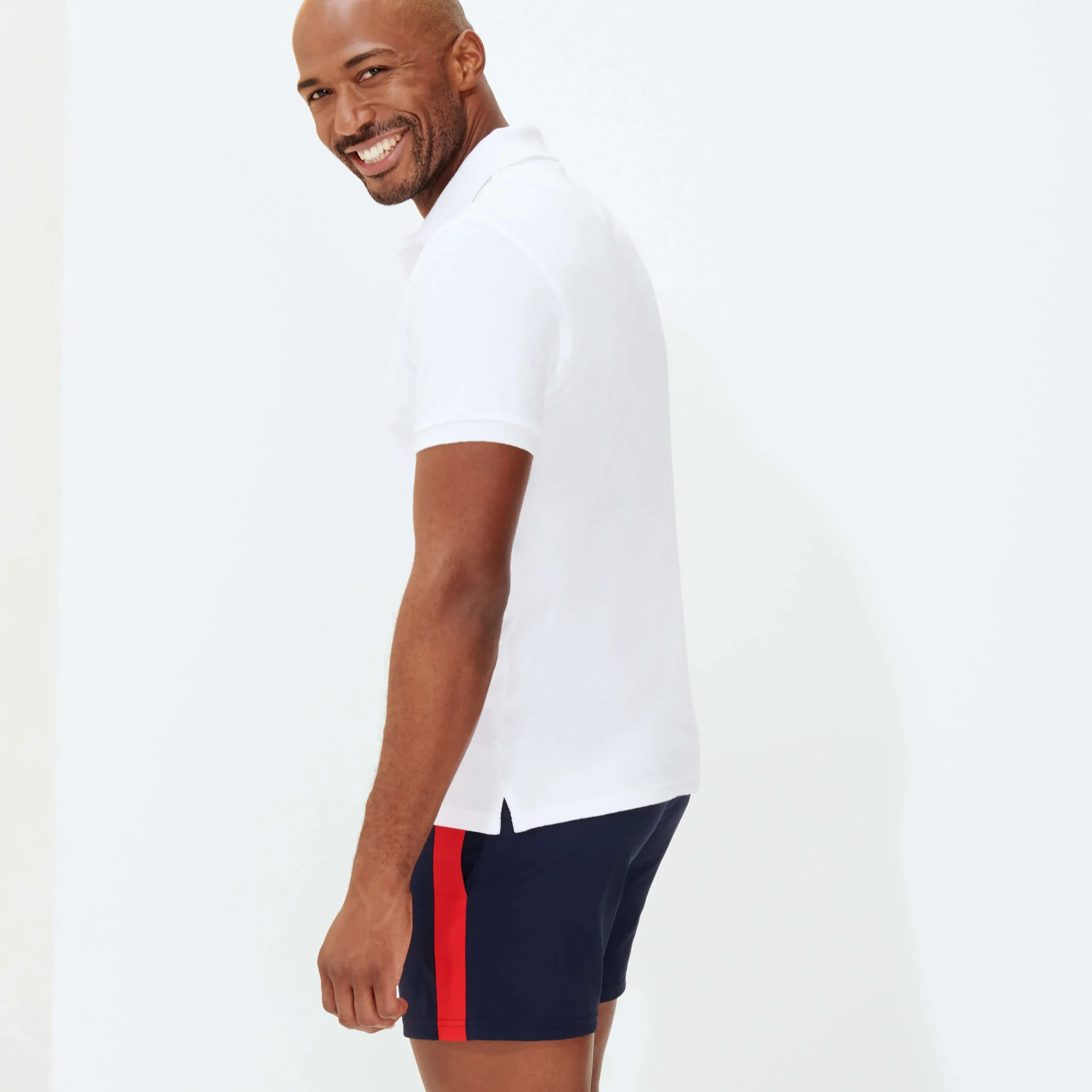 Hot Vilebrequin Men Terry Polo Shirt Solid White/White