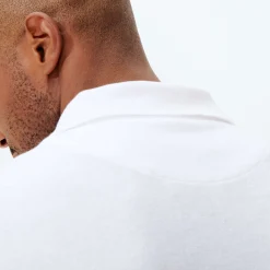 Hot Vilebrequin Men Terry Polo Shirt Solid White/White