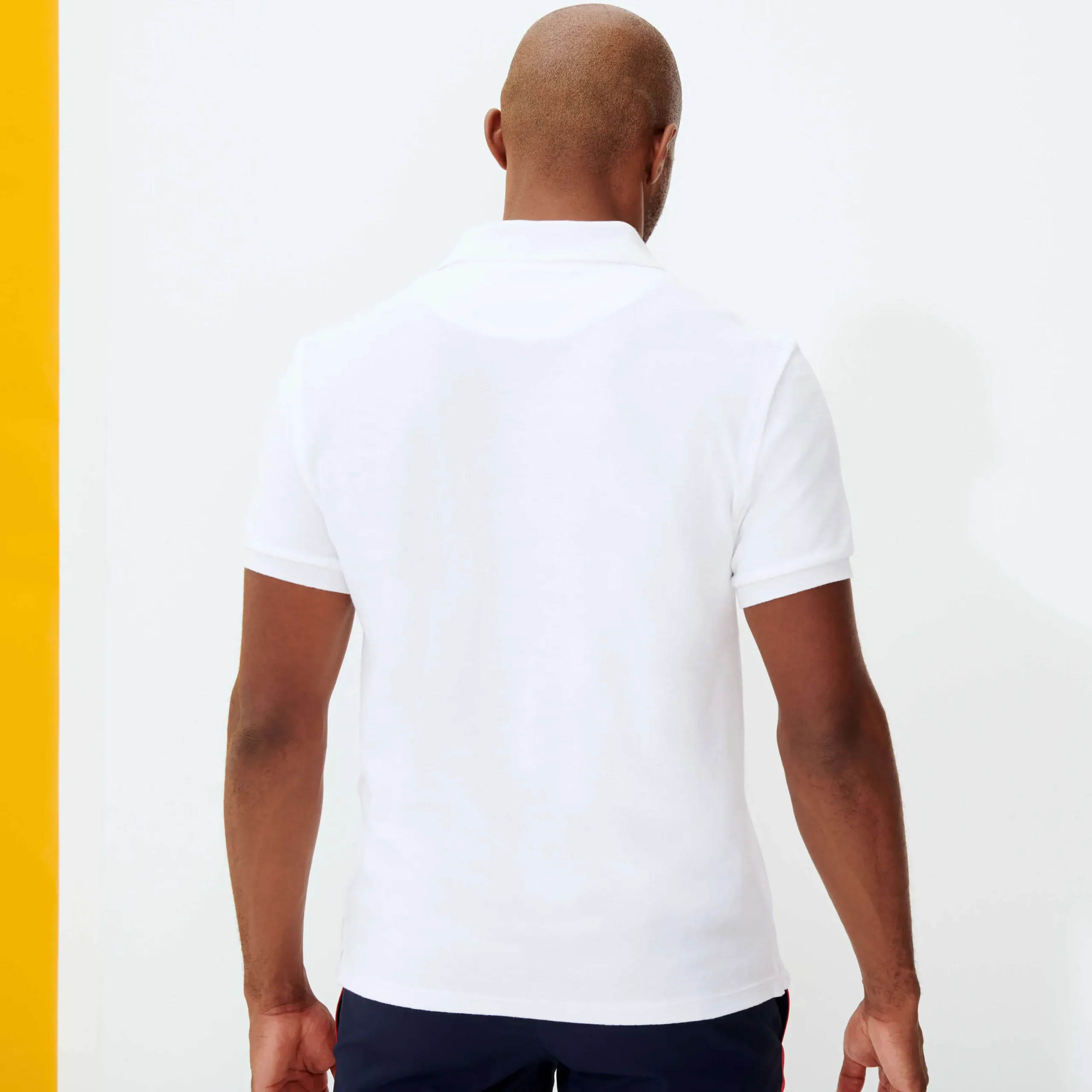 Hot Vilebrequin Men Terry Polo Shirt Solid White/White