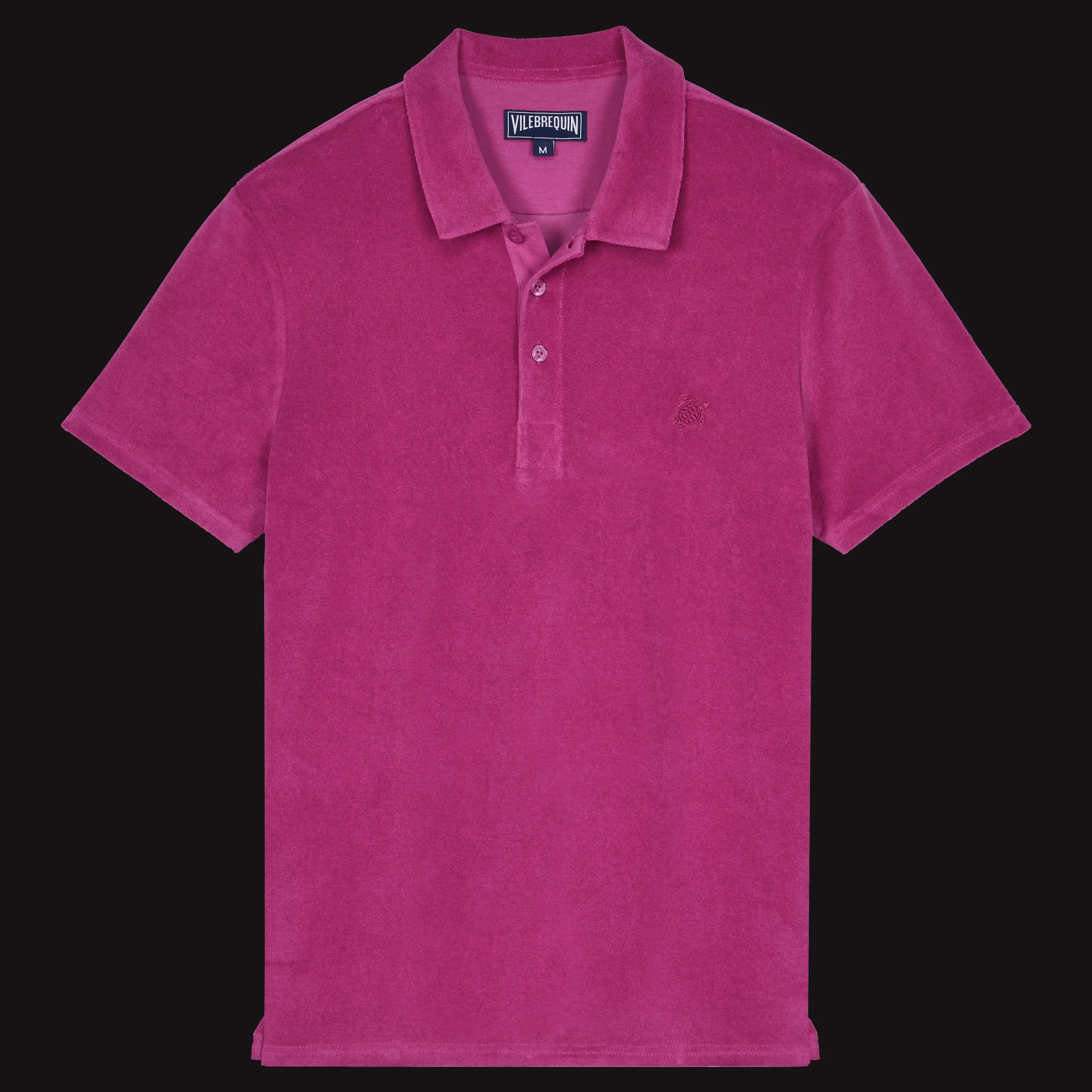 Flash Sale Vilebrequin Men Terry Polo Solid Crimson Purple/Red