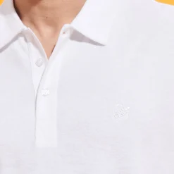 Outlet Vilebrequin Men Terry Polo Solid White/White