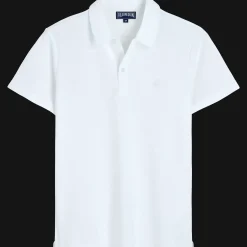 Outlet Vilebrequin Men Terry Polo Solid White/White