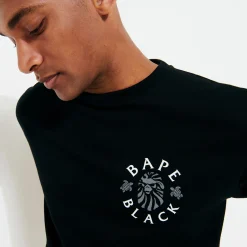 Best Sale Vilebrequin Men T-Shirt Logo Printed - X Bape® Black Black/Black