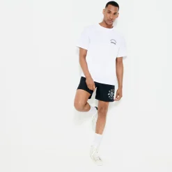 Hot Vilebrequin Men T-Shirt Turtles Printed - X Bape® Black White/White