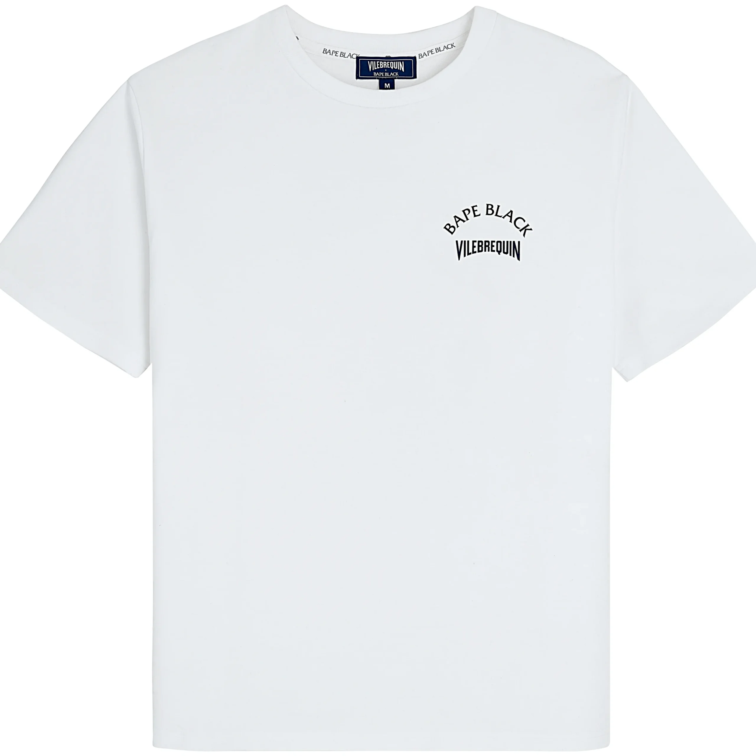 Hot Vilebrequin Men T-Shirt Turtles Printed - X Bape® Black White/White