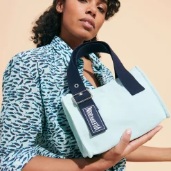 Best Sale Vilebrequin Mini Beach Bag Solid Thalassa/Blue
