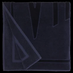 Fashion Vilebrequin Solid Organic Cotton Beach Towel Navy/Blue