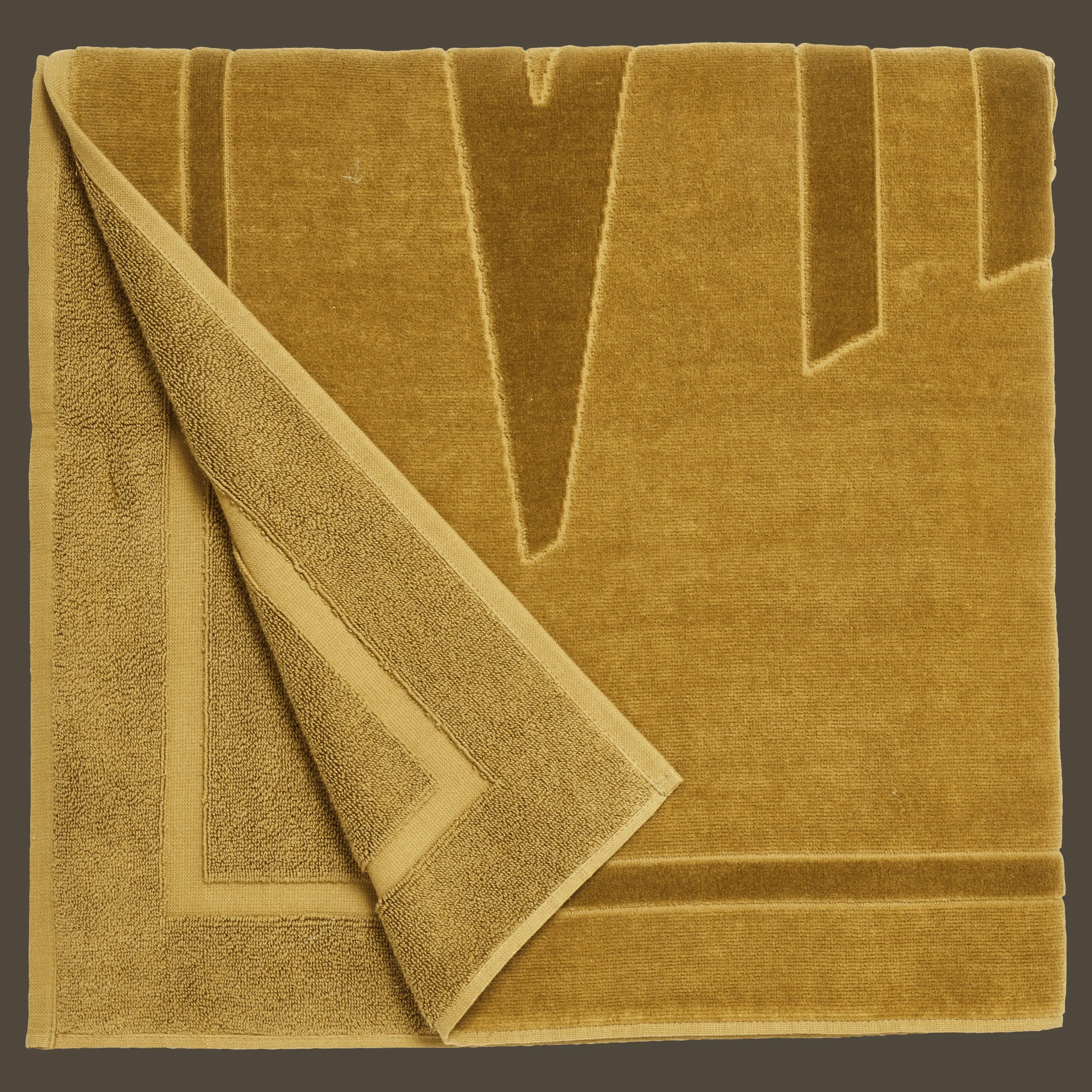 Cheap Vilebrequin Solid Organic Cotton Beach Towel Bark/Beige