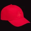 Cheap Vilebrequin Unisex Cap Solid Poppy Red/Red