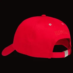 Cheap Vilebrequin Unisex Cap Solid Poppy Red/Red