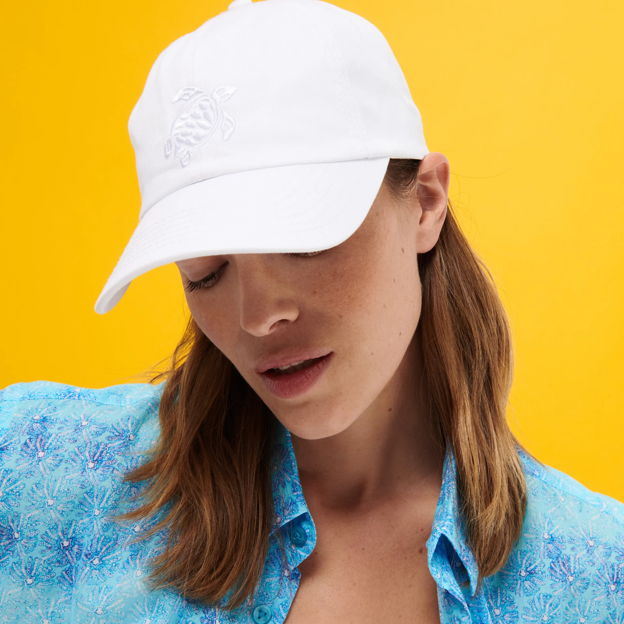 Cheap Vilebrequin Unisex Cap Solid White/White