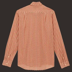 Online Vilebrequin Unisex Cotton Voile Lightweight Shirt Micro Mouettes Straw/Yellow