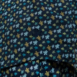 Cheap Vilebrequin Unisex Cotton Voile Summer Shirt Micro Tortues Rainbow Navy/Blue