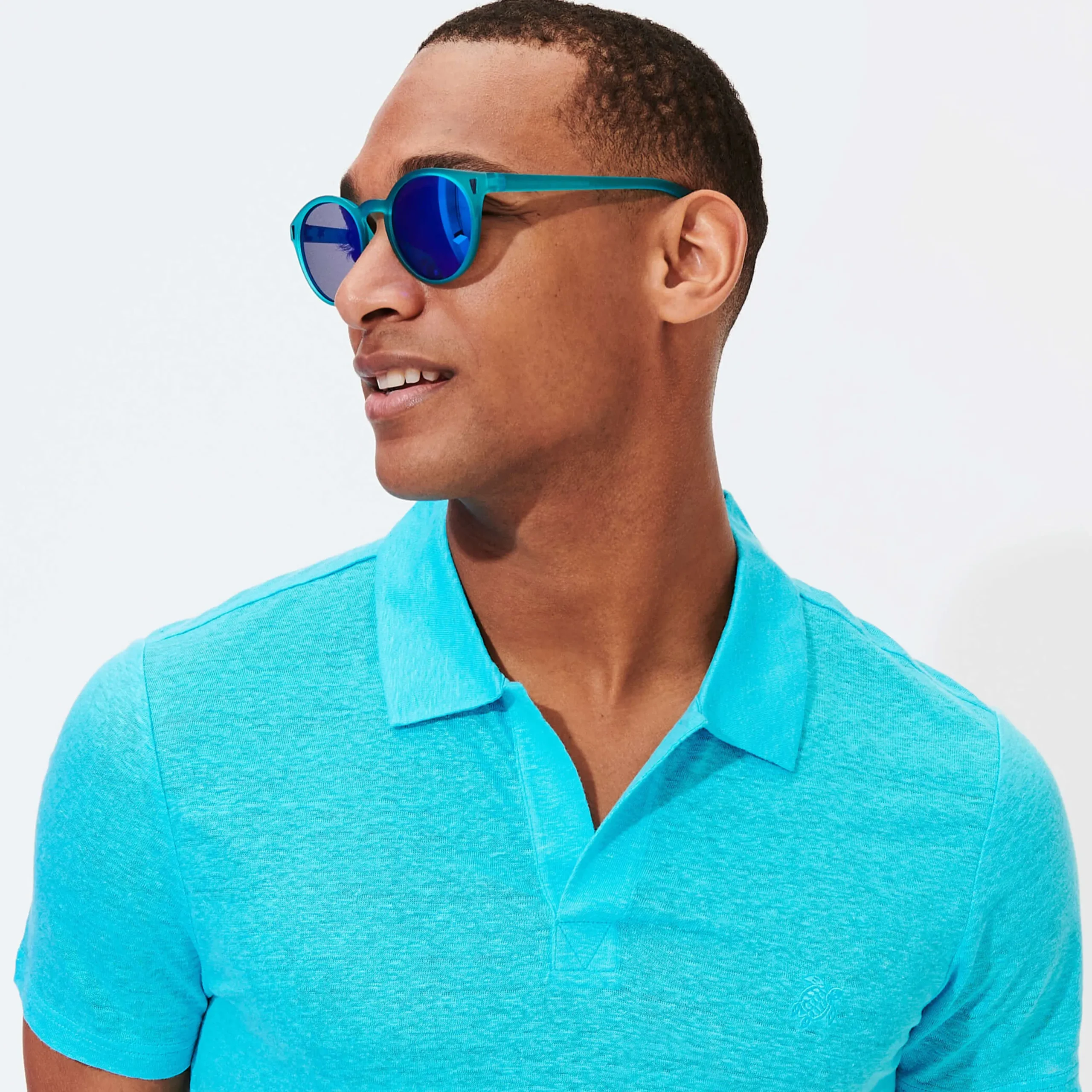 Discount Vilebrequin Unisex Floaty Sunglasses Solid Light Azure/Blue