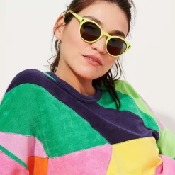 Hot Vilebrequin Unisex Floaty Sunglasses Solid Lemongrass/Green