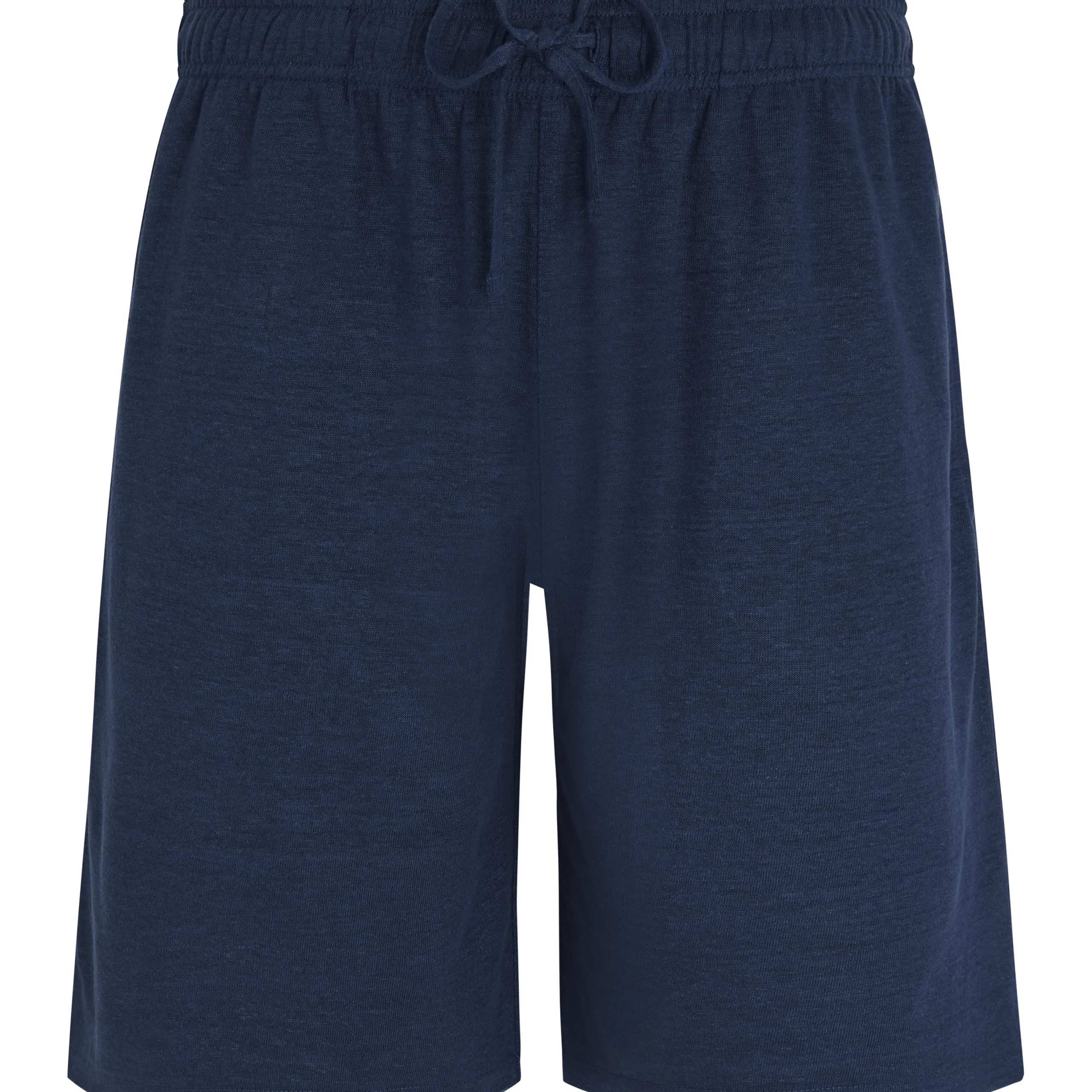 Sale Vilebrequin Unisex Linen Bermuda Shorts Solid Navy/Blue