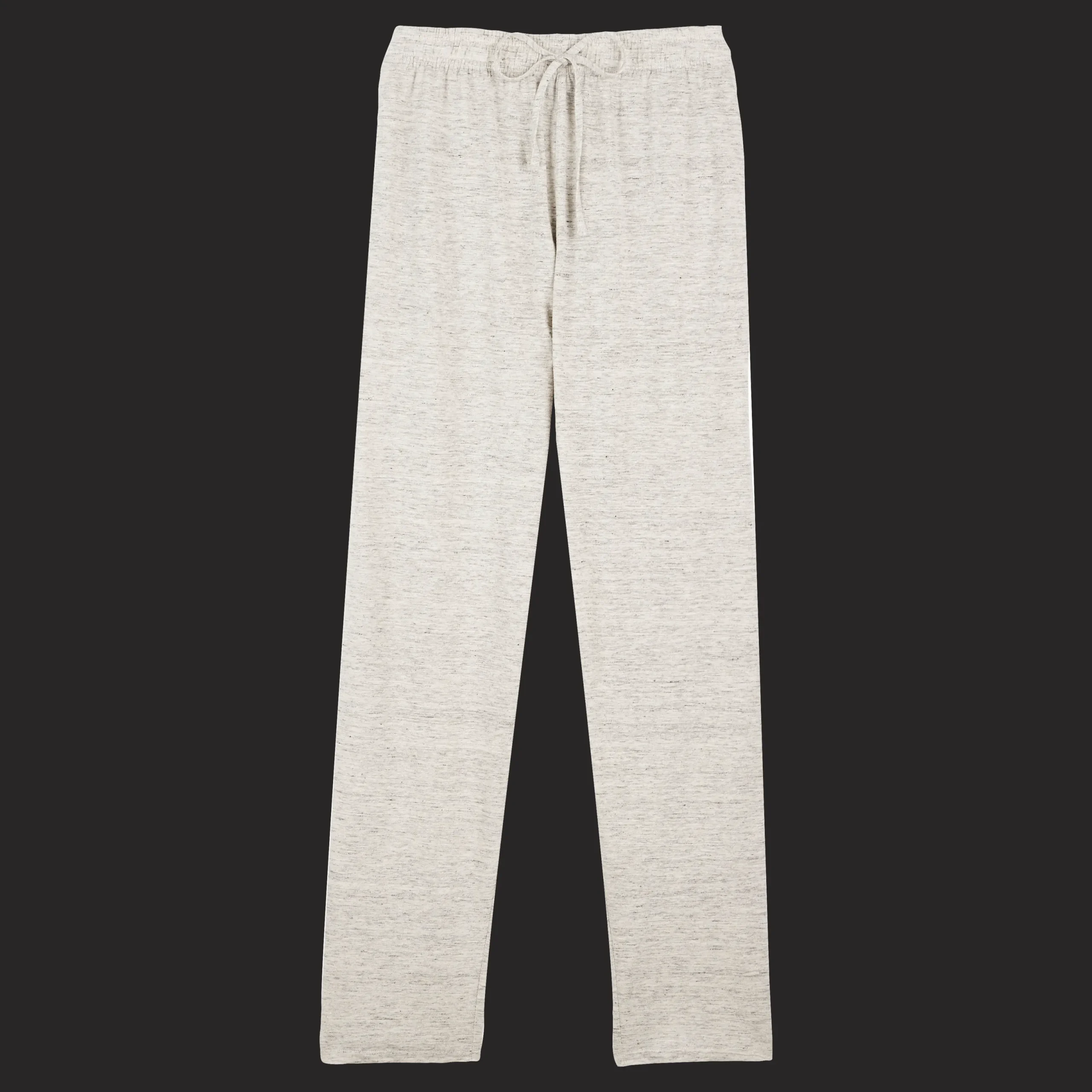 New Vilebrequin Unisex Linen Pants Solid Lihght Gray Heather/Grey