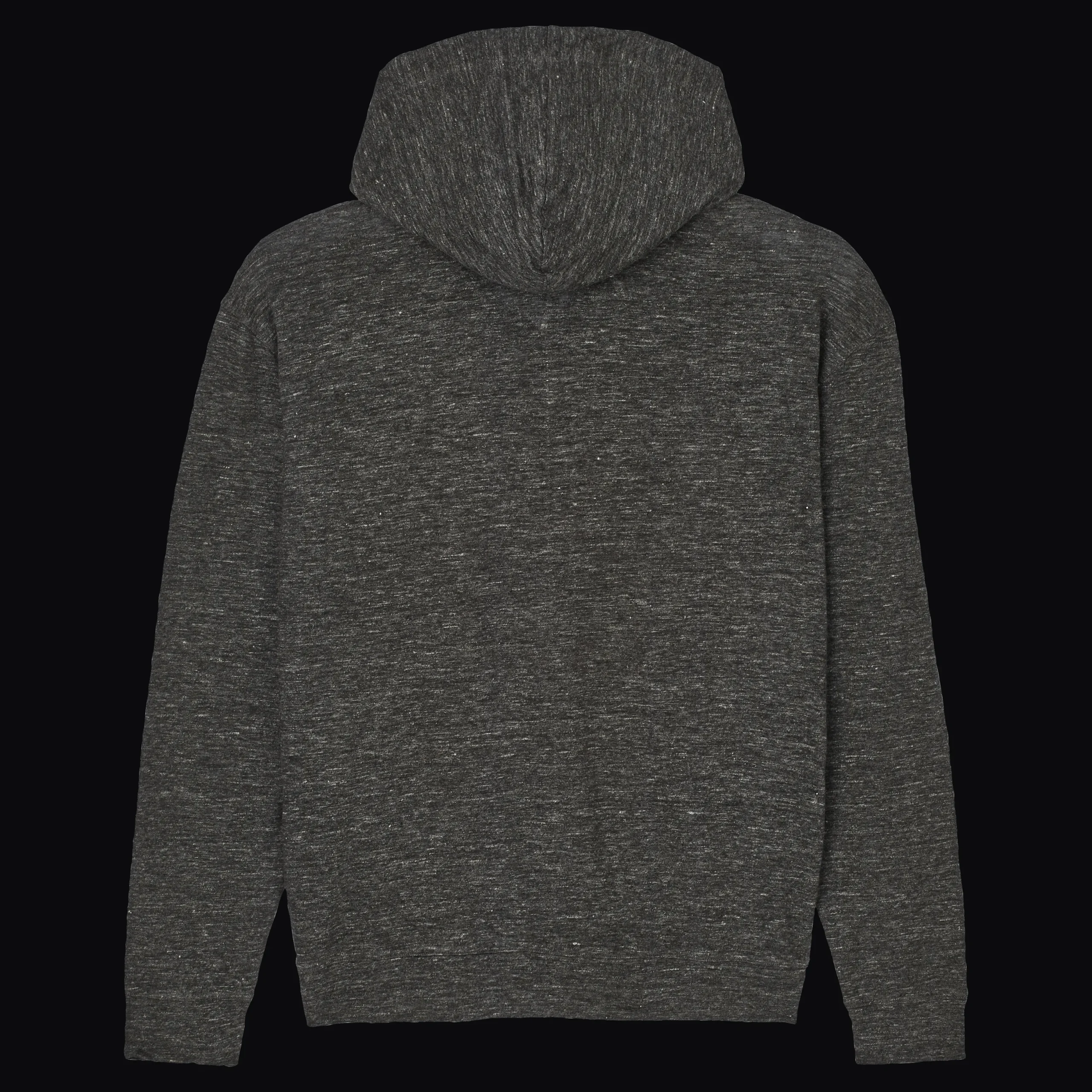 New Vilebrequin Unisex Linen Sweatshirt Solid Heather Anthracite/White