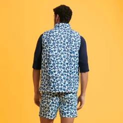 Clearance Vilebrequin Unisex Reversible Jacket Turtles Leopard Thalassa/Blue