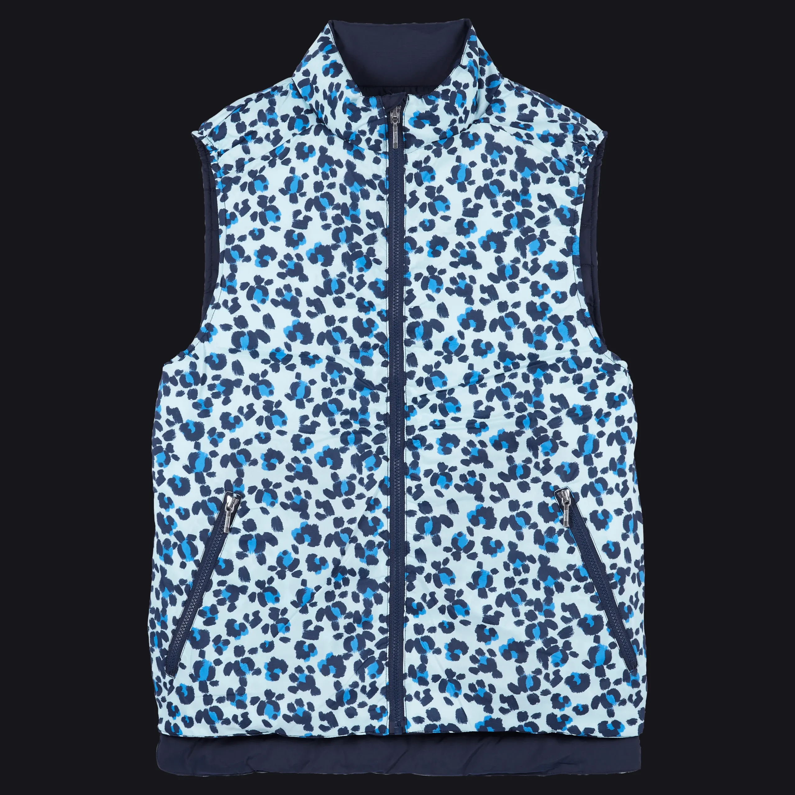 Clearance Vilebrequin Unisex Reversible Jacket Turtles Leopard Thalassa/Blue