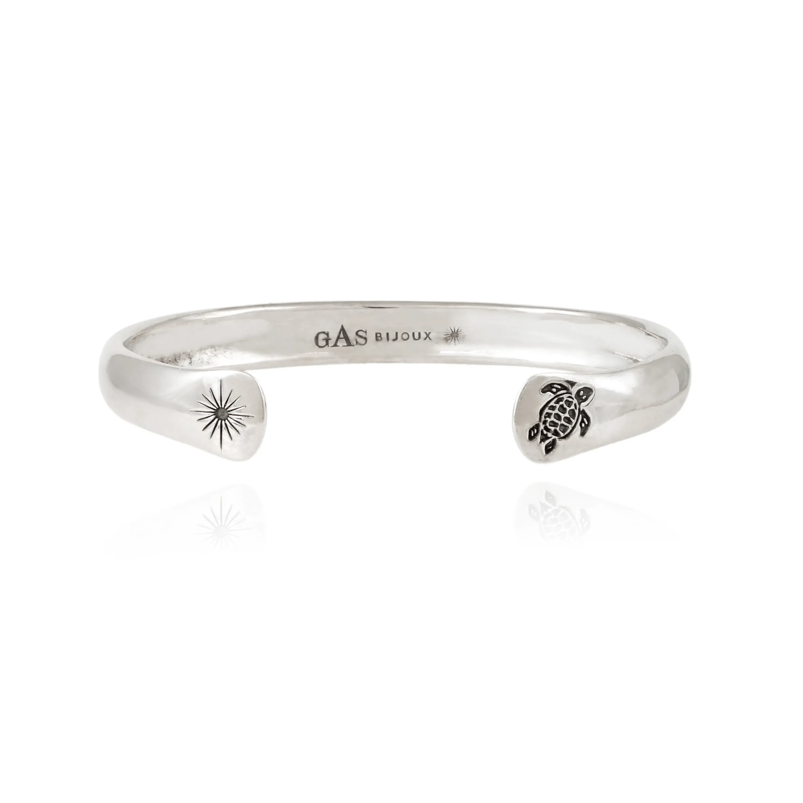 Hot Vilebrequin Unisex Silver Jonc Bracelet Original - X Gas Bijoux Silver/Grey