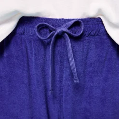 Clearance Vilebrequin Unisex Terry Bermuda Solid Purple Blue/Blue