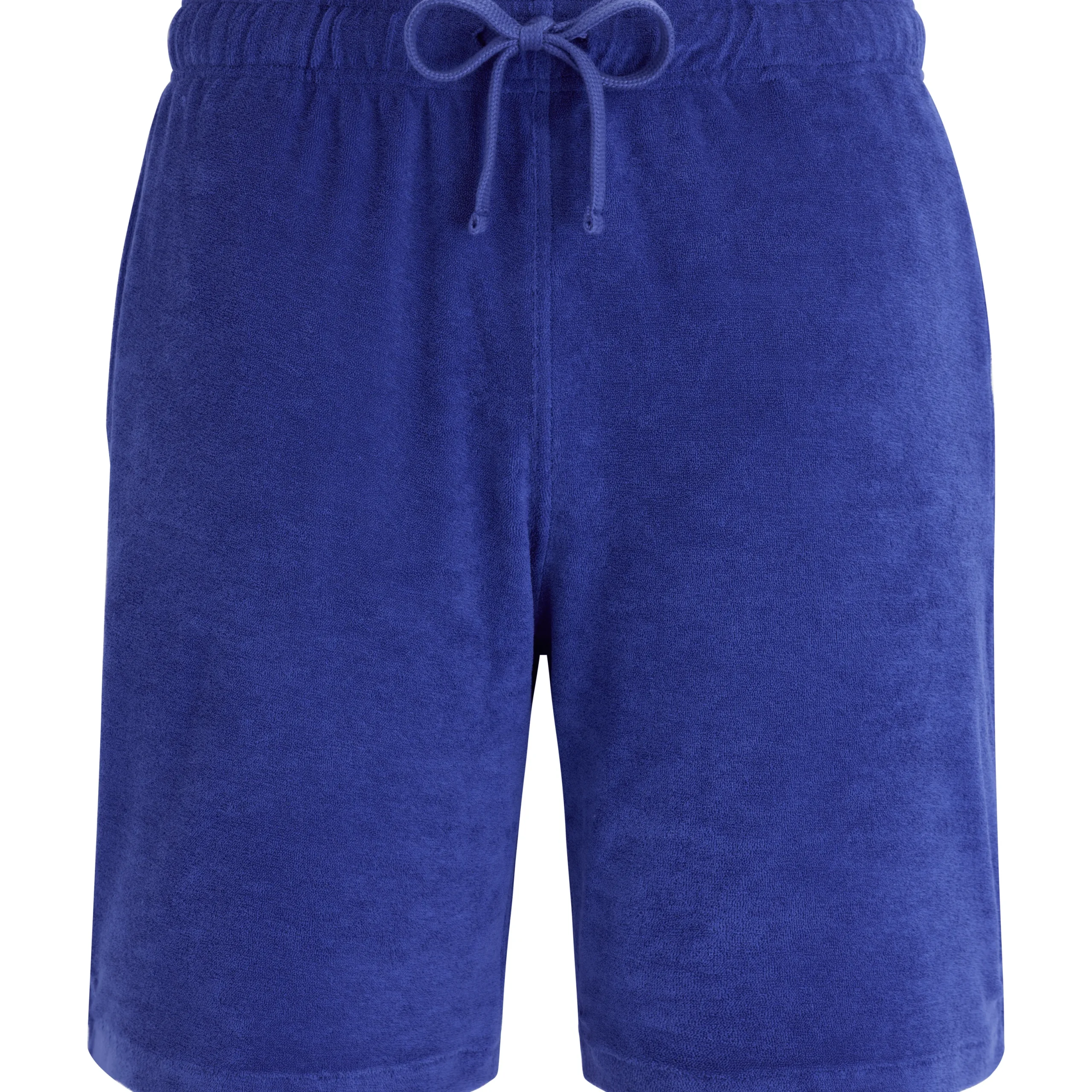 Clearance Vilebrequin Unisex Terry Bermuda Solid Purple Blue/Blue