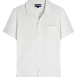 Flash Sale Vilebrequin Unisex Terry Bowling Shirt Solid Chalk/Beige