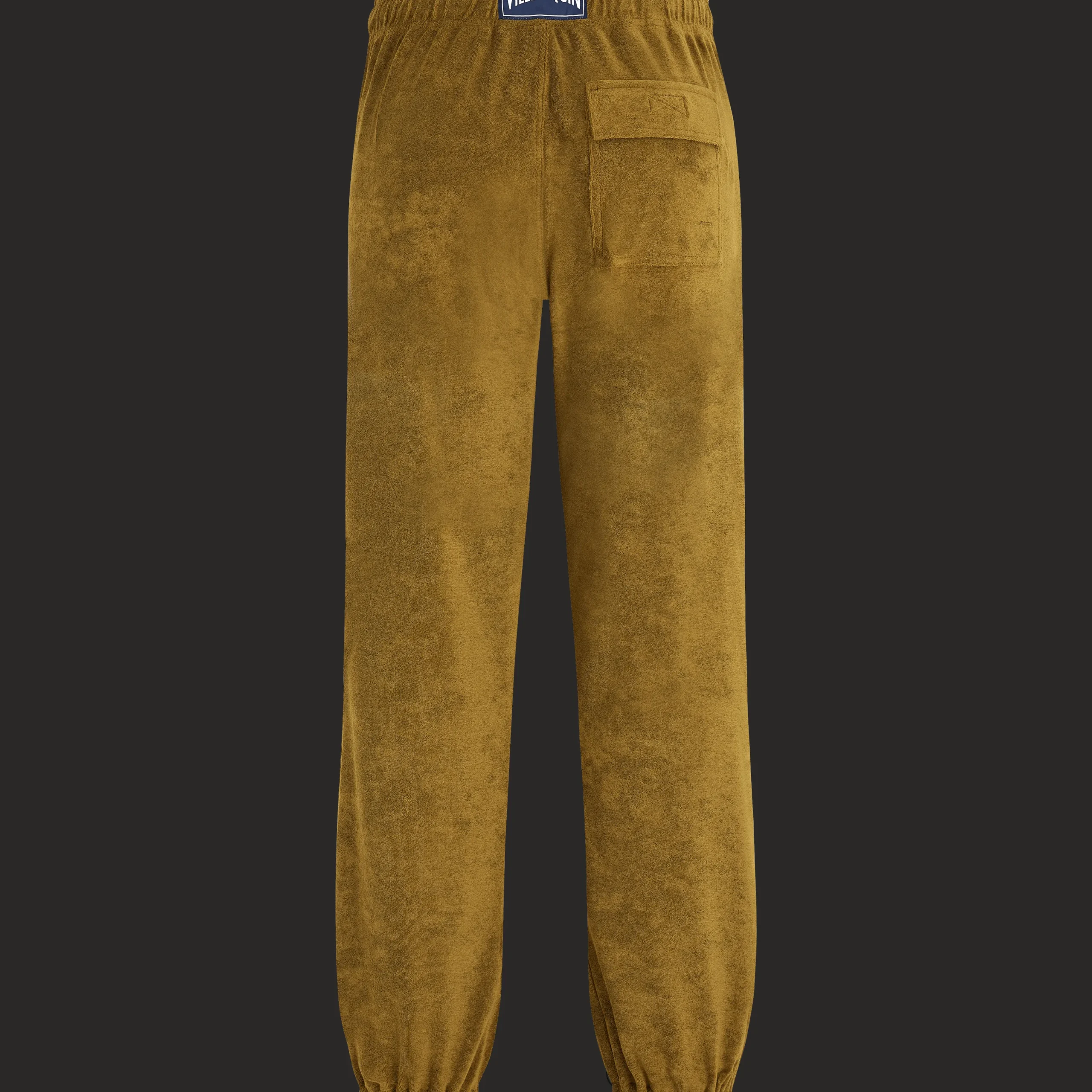 Clearance Vilebrequin Unisex Terry Pants Solid Bark/Beige