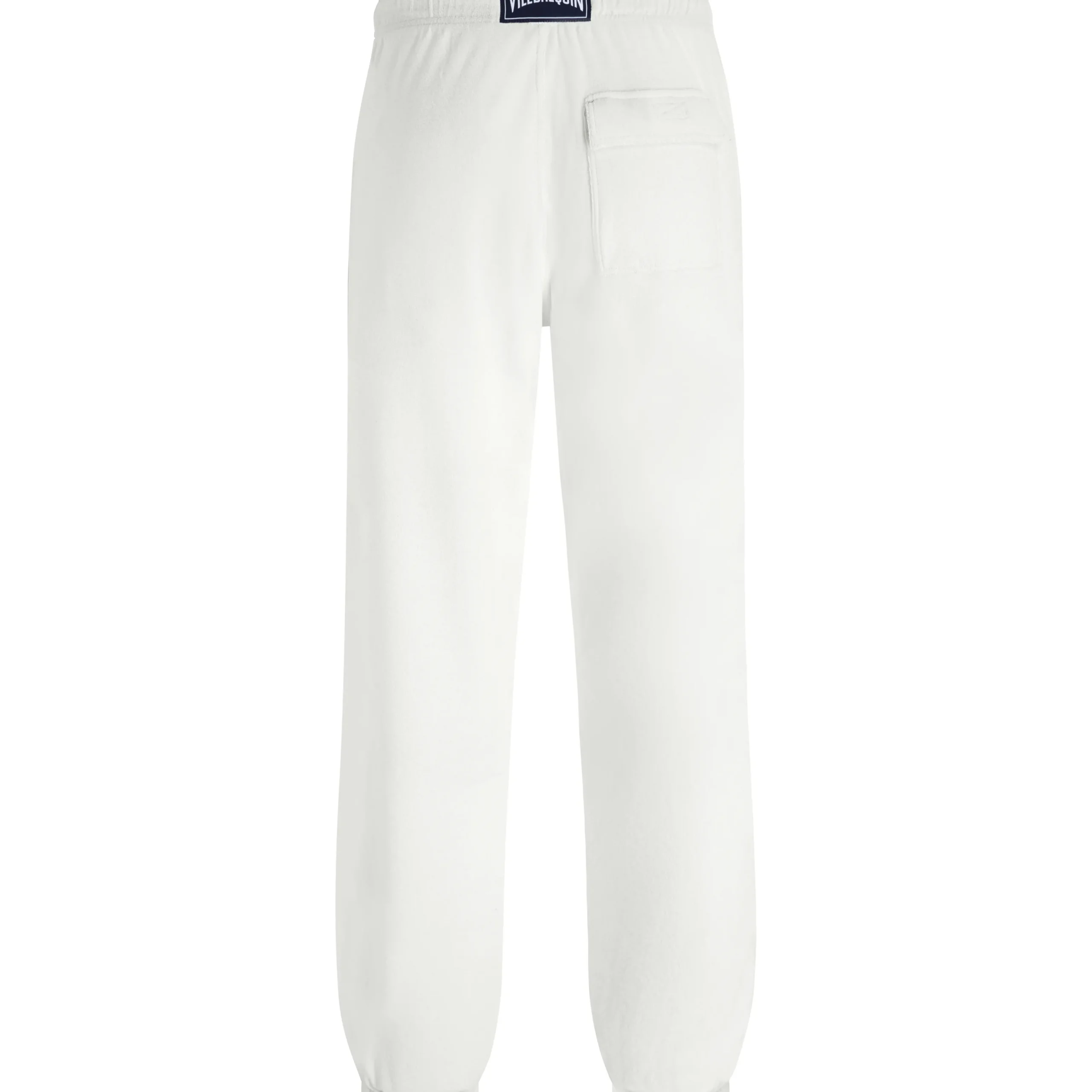 Shop Vilebrequin Unisex Terry Pants Solid Chalk/Beige