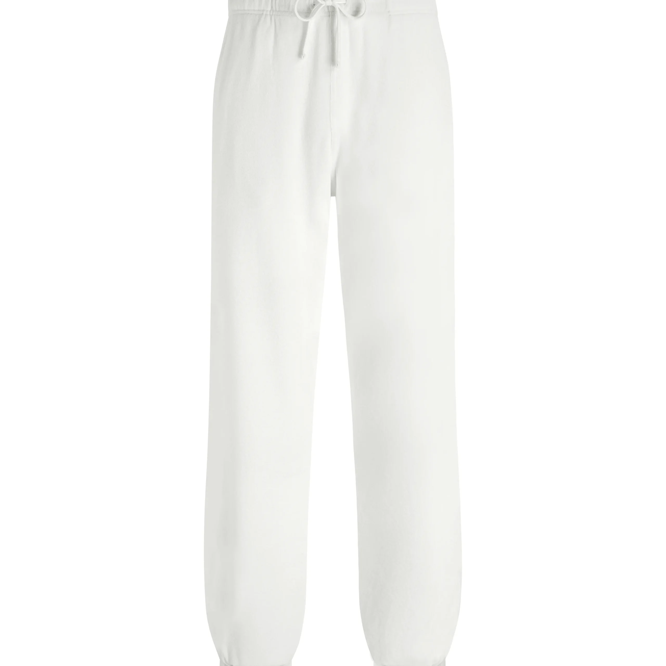 Shop Vilebrequin Unisex Terry Pants Solid Chalk/Beige