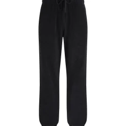 Shop Vilebrequin Unisex Terry Pants Solid Black/Black
