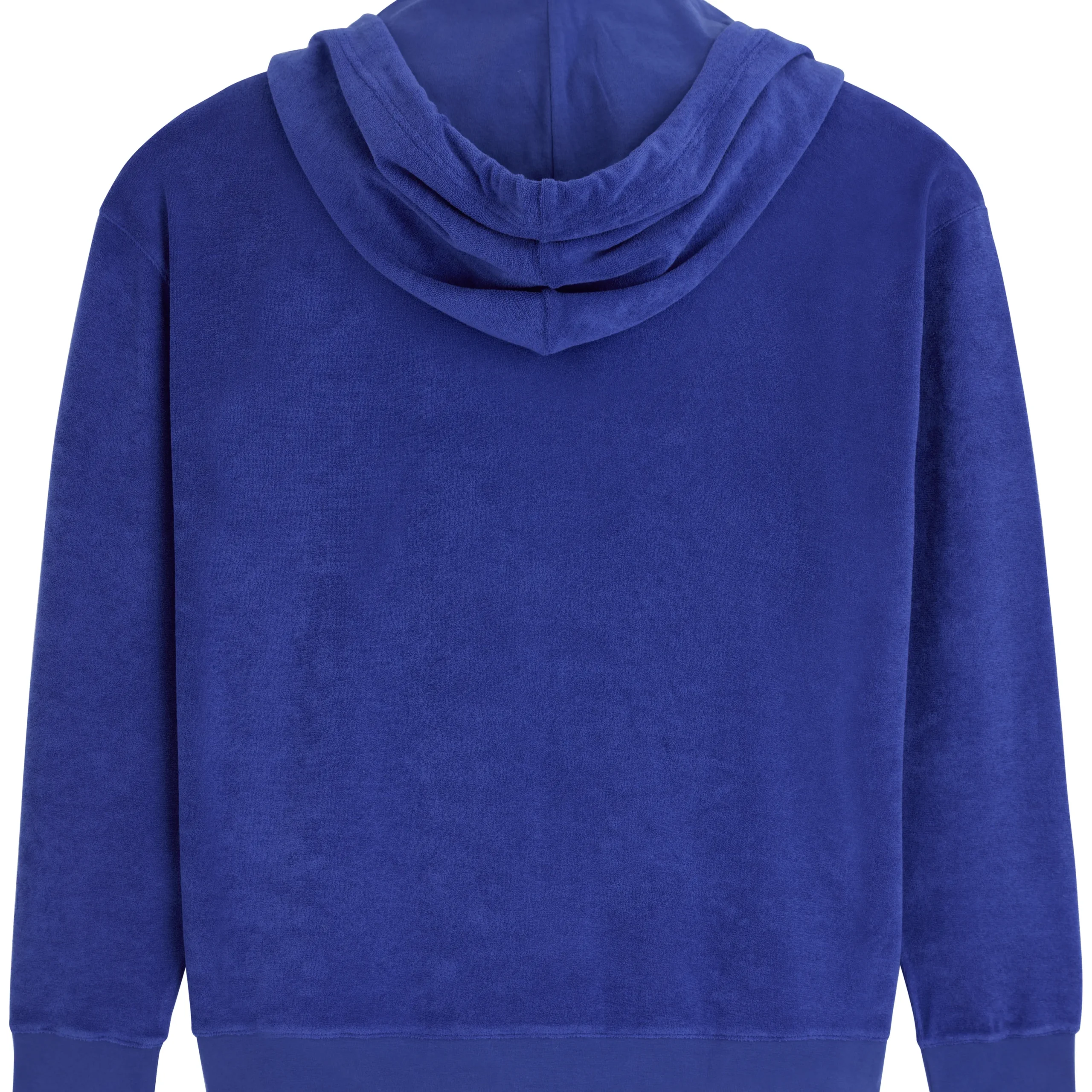 Store Vilebrequin Unisex Terry Sweatshirt Solid Purple Blue/Blue