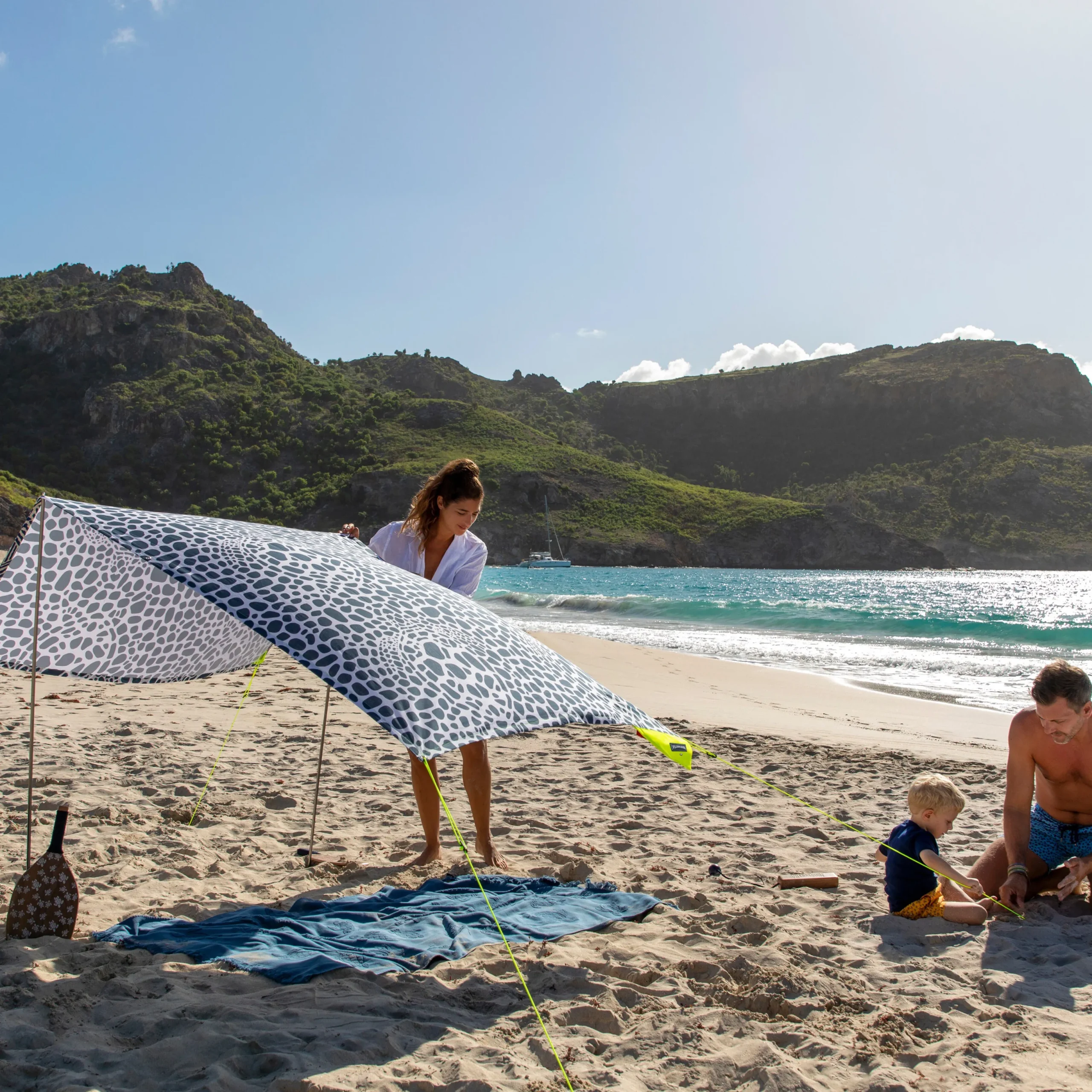 Clearance Vilebrequin X Fatboy® Miasun - Portable Beach Tent Navy/Blue