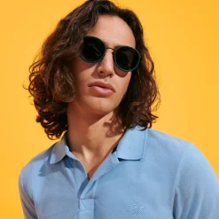 Discount Vilebrequin White Tulipwood Women And Men Sunglasses - Vbq X Shelter Black/Black